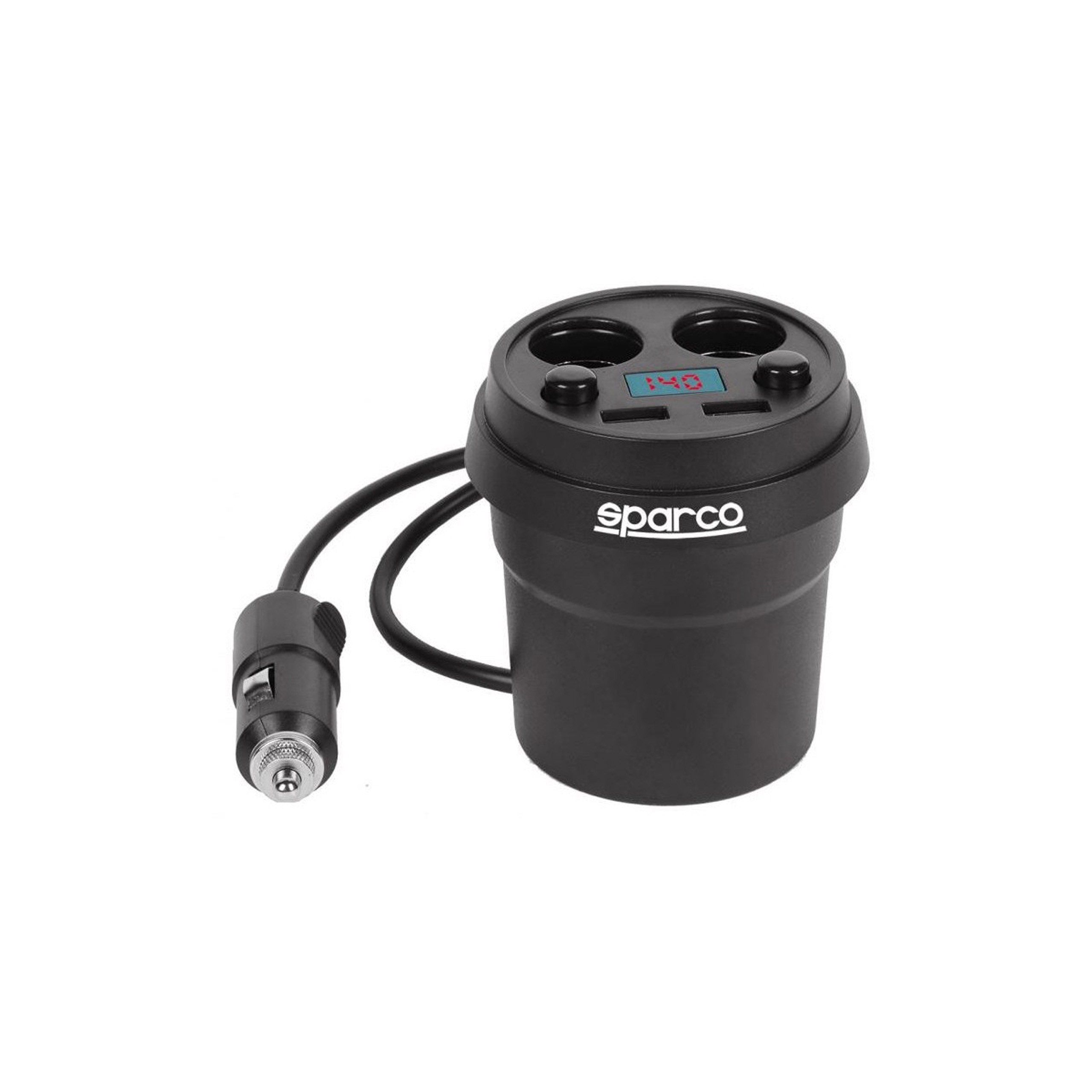 SPC5002 SPARCO CUP CHARGER 3.1A ABS BLACK