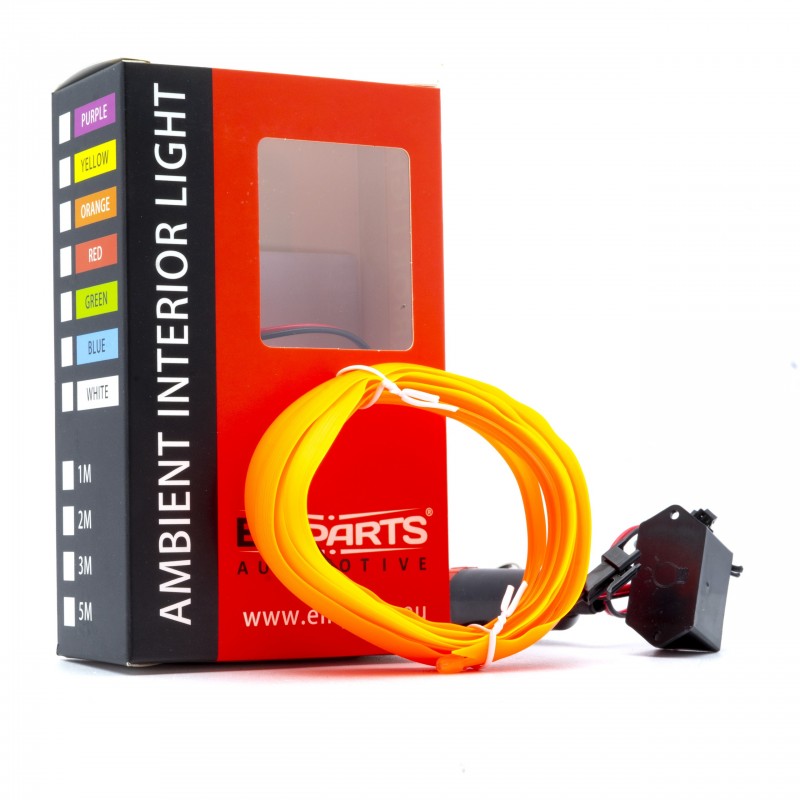 LED Interieur / sfeer verlichting strip - Oranje - 2 Meter