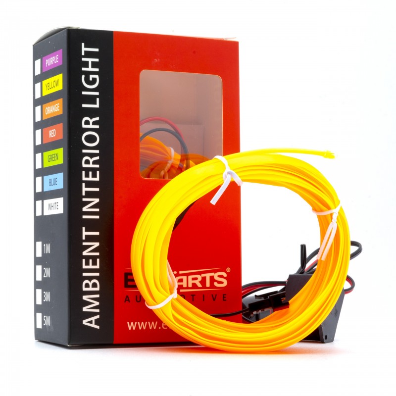 LED Interieur/sfeer verlichting strip - Oranje - 5 Meter
