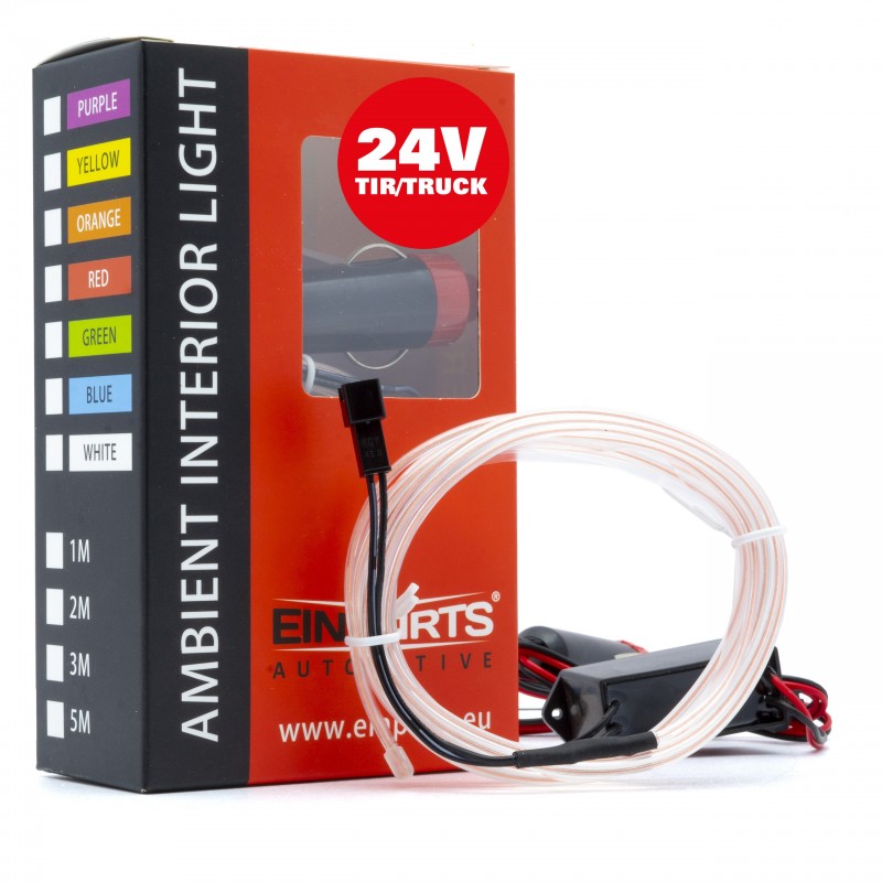 LED Interieur/sfeer verlichting strip - 24V - Wit - 2 Meter