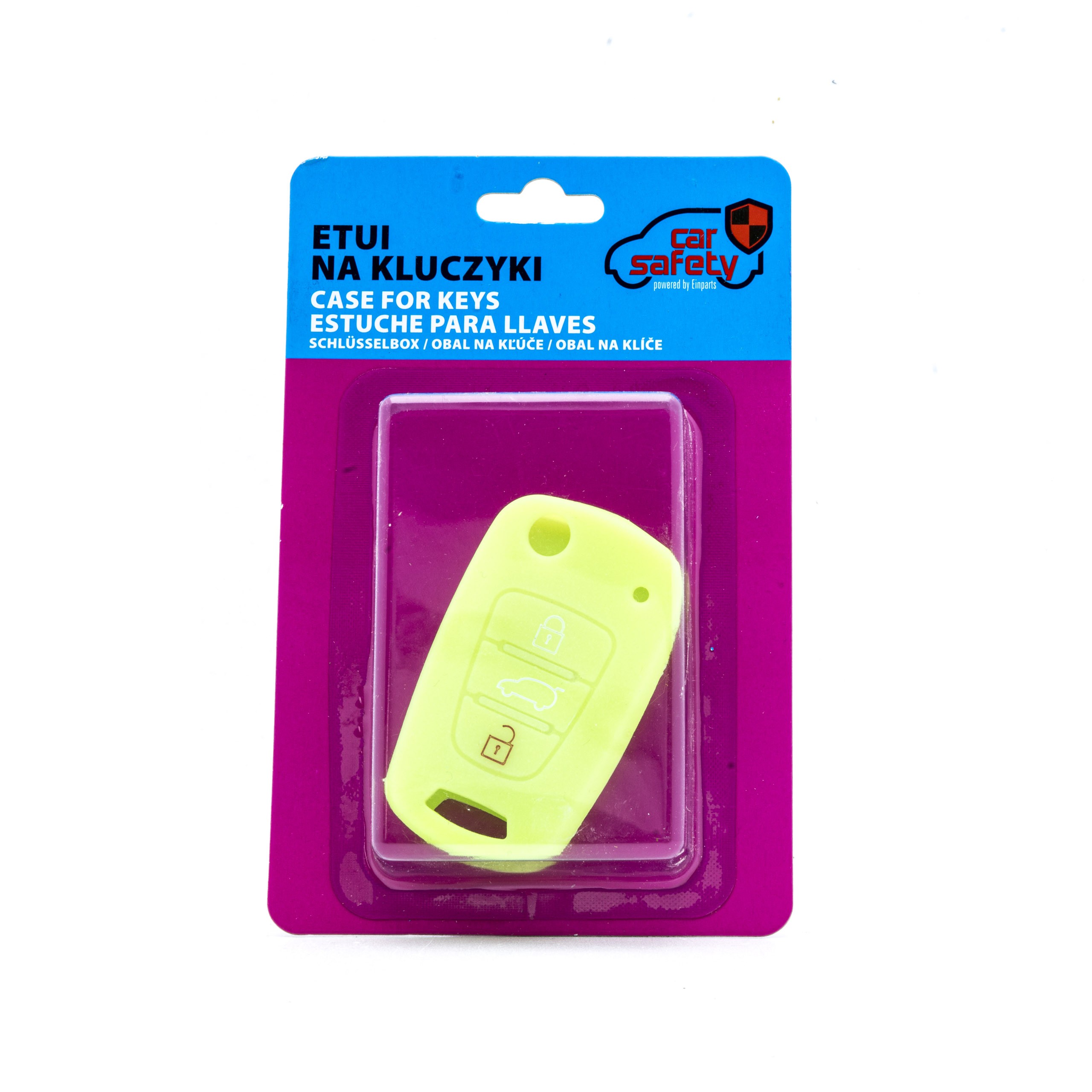 EPKC61 NEON GREEN CAR KEY COVER HYUNDAI KIA