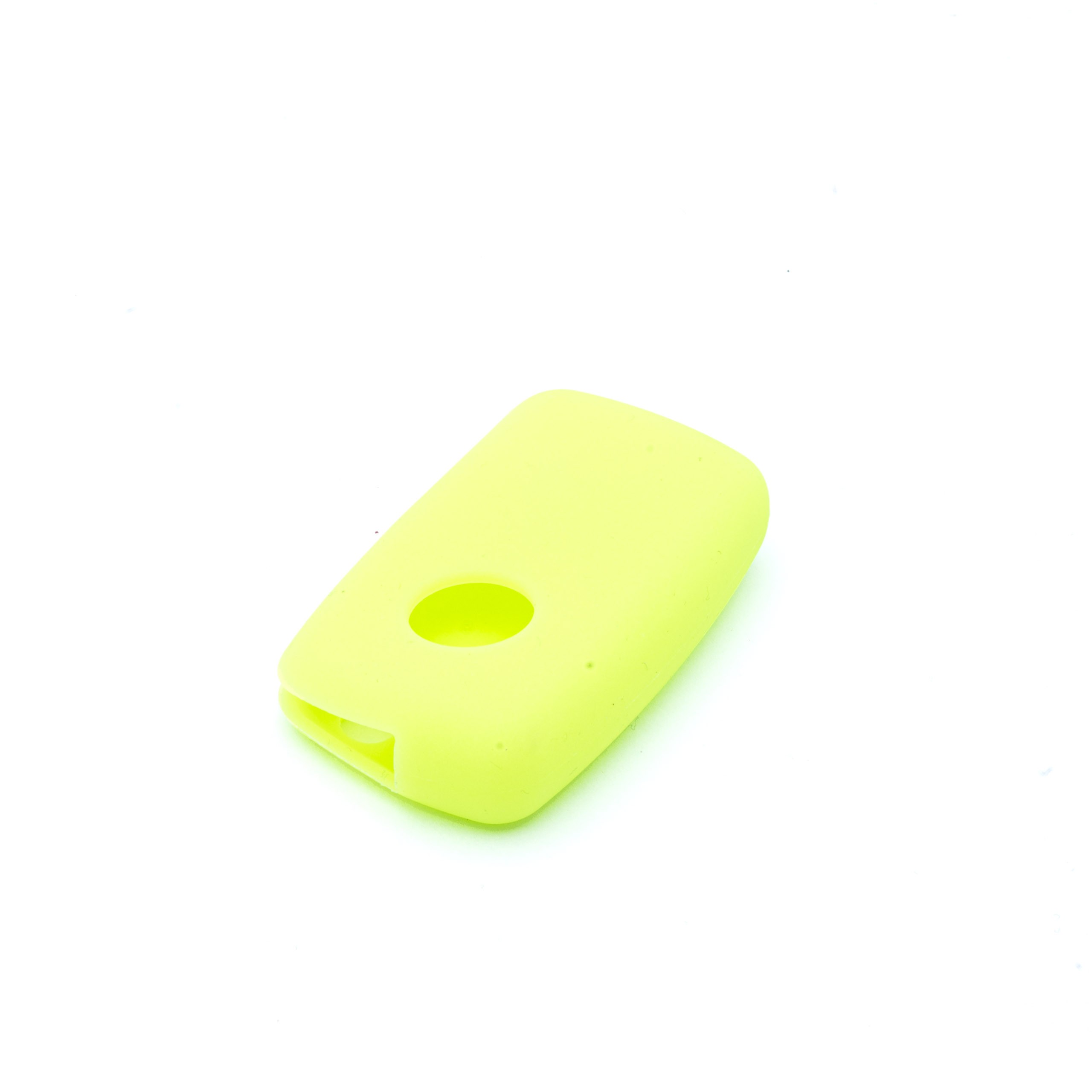 EPKC70 NEON GREEN CAR KEY COVER SEAT SKODA VOLKSWAGEN