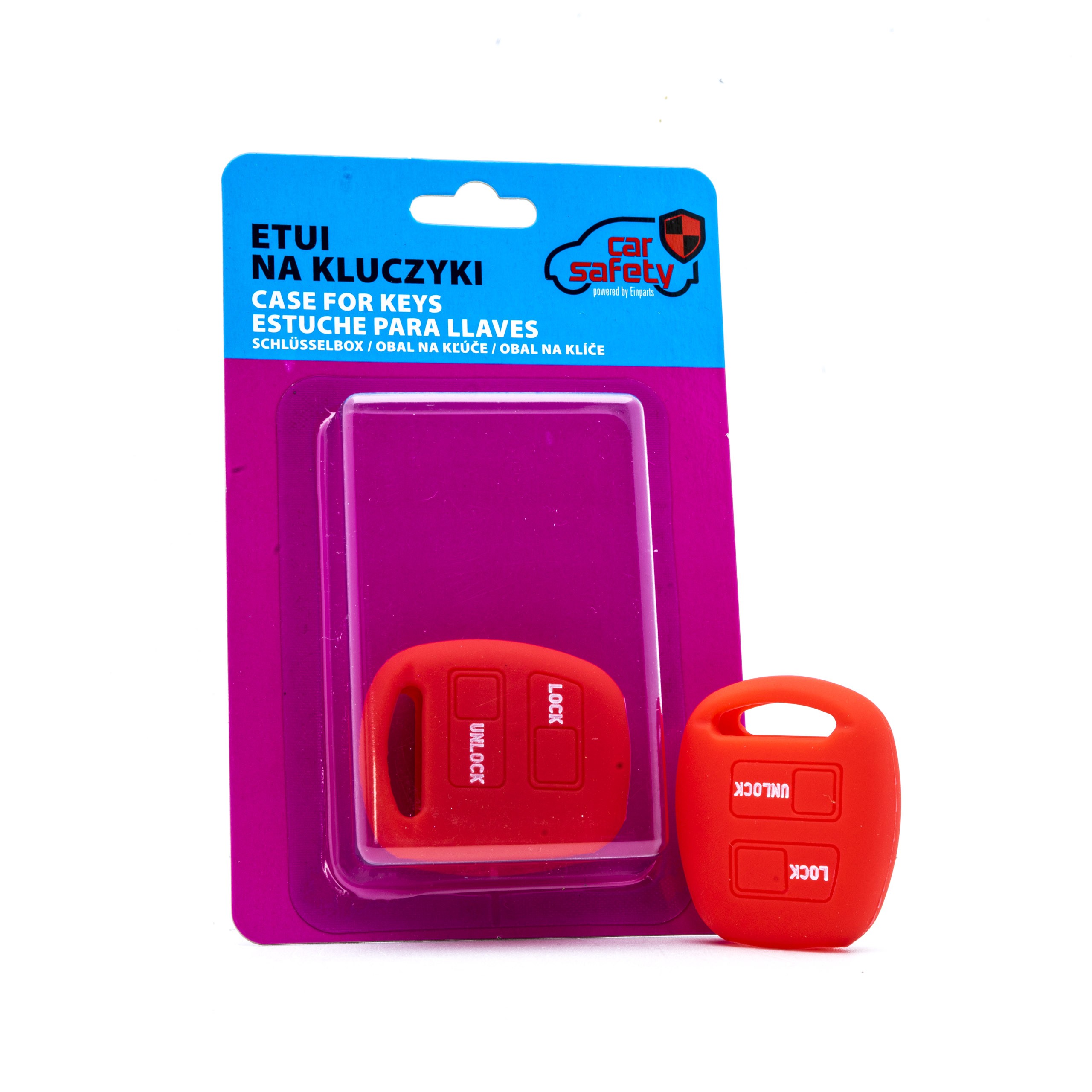 EPKC94 RED CAR KEY COVER TOYOTA